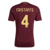 AS Roma Bryan Cristante #4 Hemmatröja 2024-25 Korta ärmar